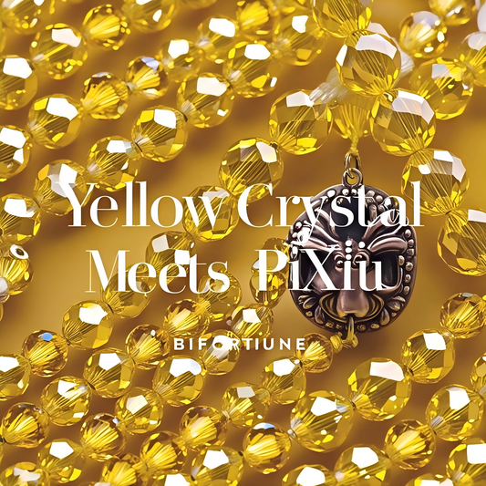 Unlock Double the Prosperity: The S925 Silver Bead Yellow Citrine Feng Shui Pixiu Bracelet