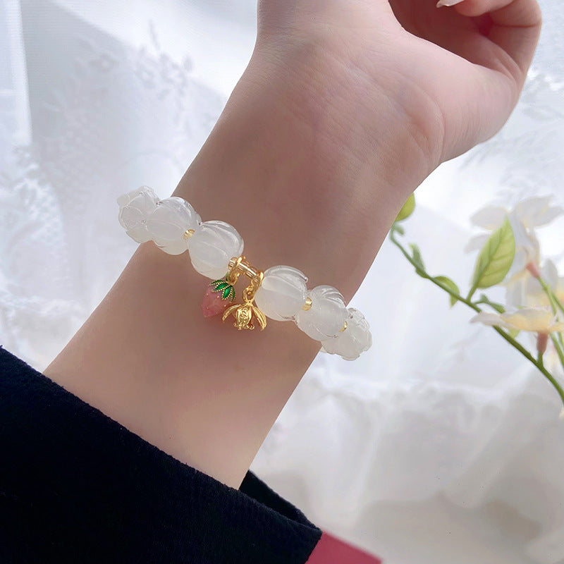 Step-By-Step Lotus Fresh Glass Lotus Flower Bracelet