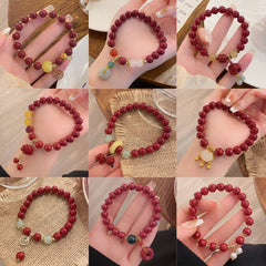 Blessings Chinese-Style Lucky Elephant Peace Pendant Bracelet