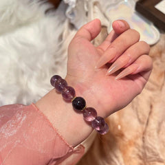 "Good Fortune" Natural Lavender Amethyst Bracelet
