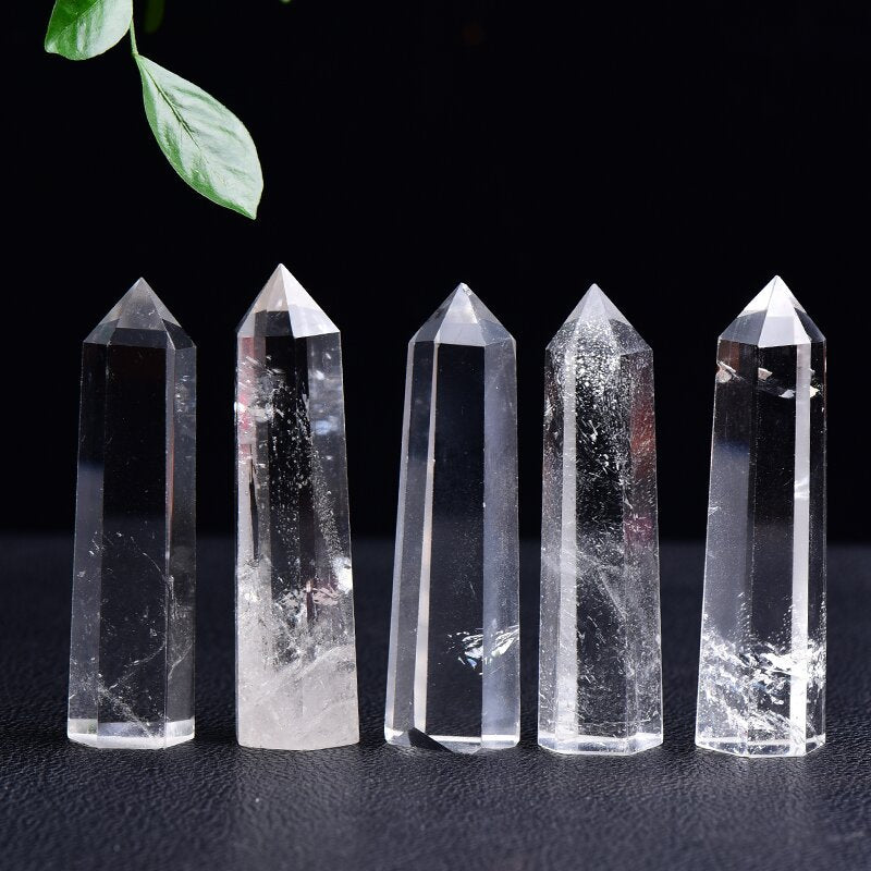 Clear Quartz Single Point Hexagonal Wand