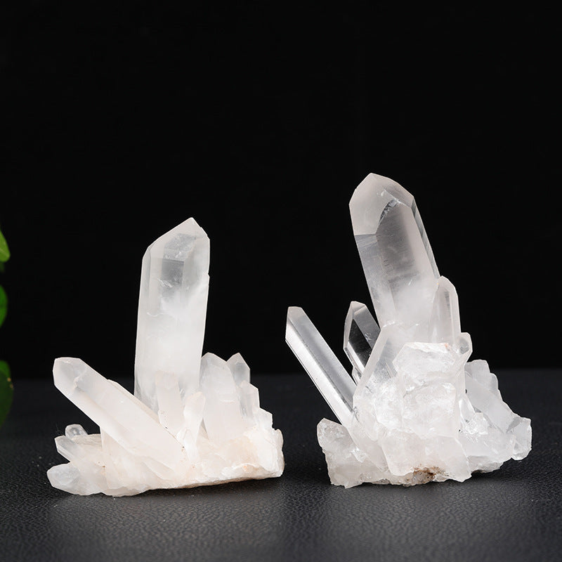 Natural Clear Quartz Cluster Display Piece