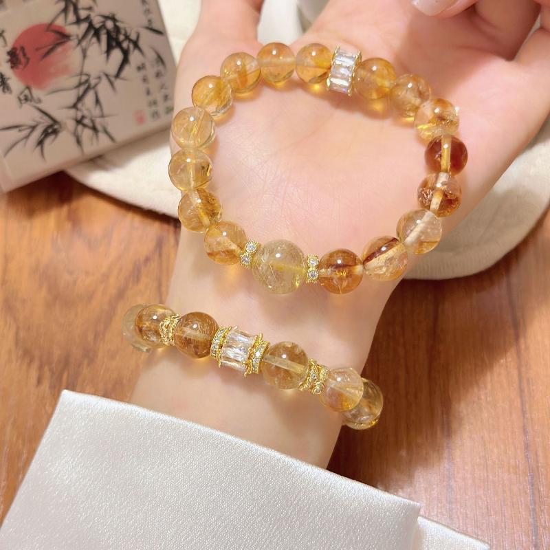 "Wealth Magnet" Natural Yellow Citrine Bracelet