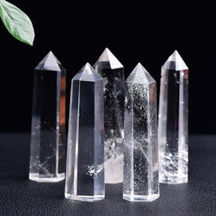 Clear Quartz Single Point Hexagonal Wand