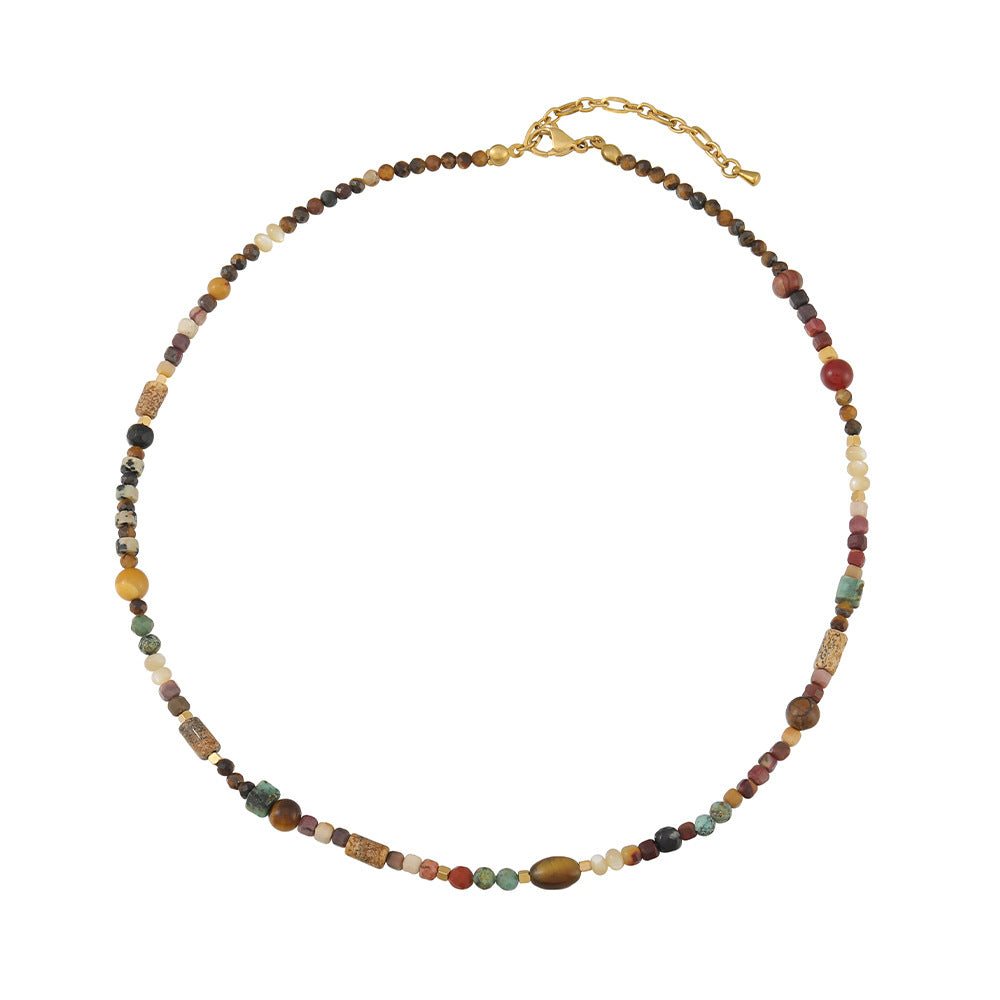 Wealth-Attracting Tiger’s Eye Luck-Boosting Beaded Necklace