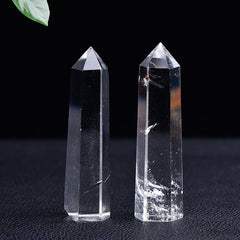 Clear Quartz Single Point Hexagonal Wand