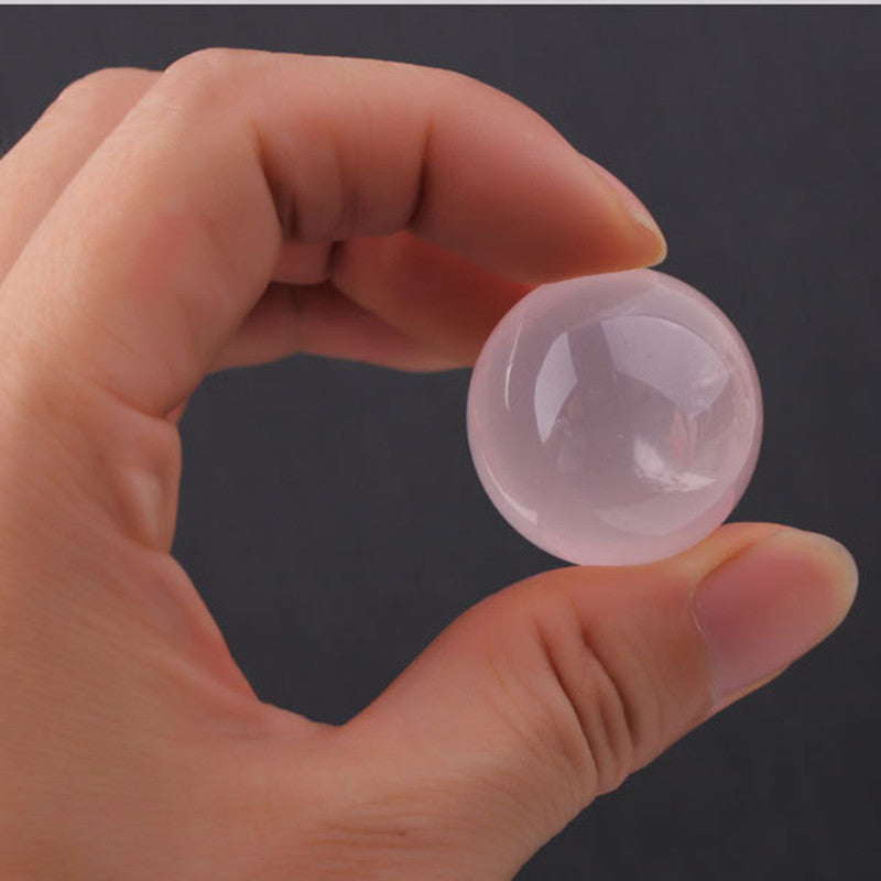 Natural Rose Quartz Sphere Decoration