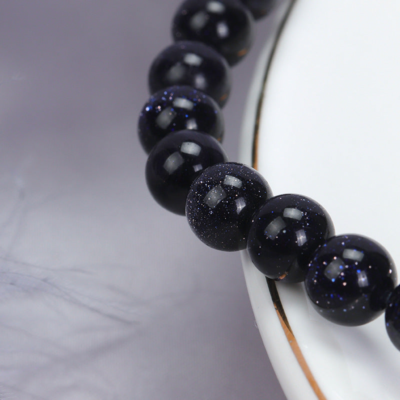 Starry Moon Myth Blue Sandstone Gray Moonstone Multi-Layer Bracelet