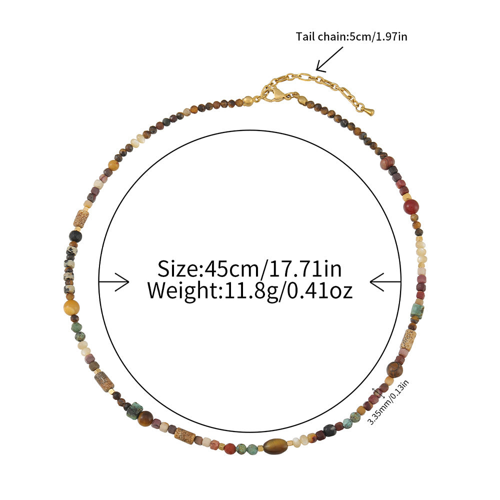 Wealth-Attracting Tiger’s Eye Luck-Boosting Beaded Necklace