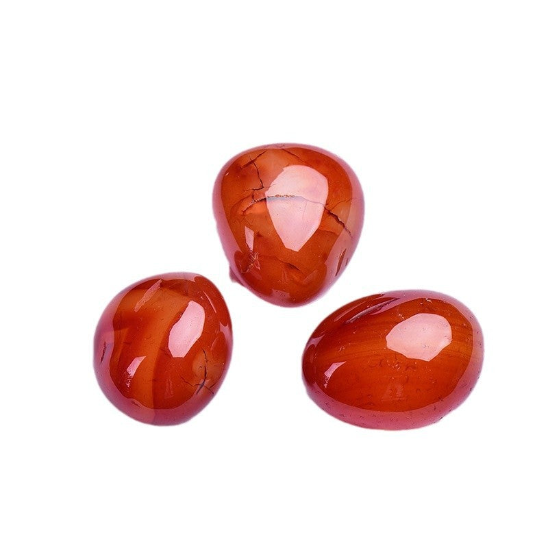 Natural Polished Red Agate Tumbled Stones