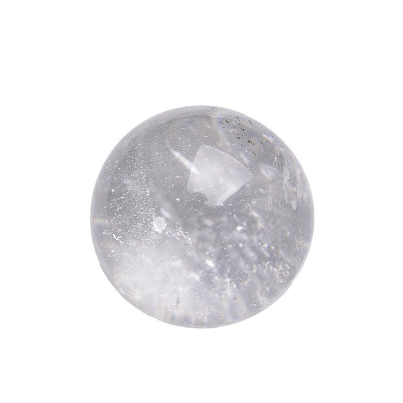 Natural Clear Quartz Crystal Sphere Raw Stone