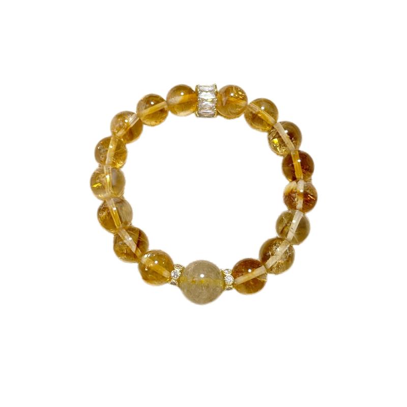 "Wealth Magnet" Natural Yellow Citrine Bracelet
