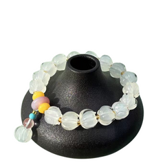 Step-By-Step Lotus Fresh Glass Lotus Flower Bracelet