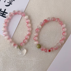 bracelet niche peach blossom good luck